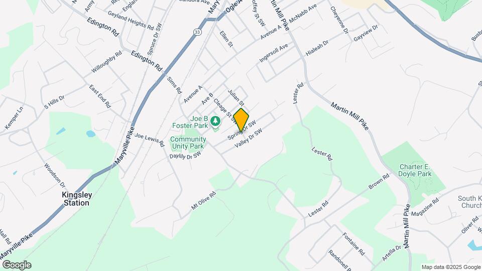 4910 Cleage St SW Map and Location Details