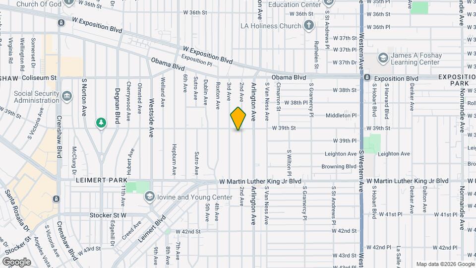 3911 2nd Ave Map and Location Details