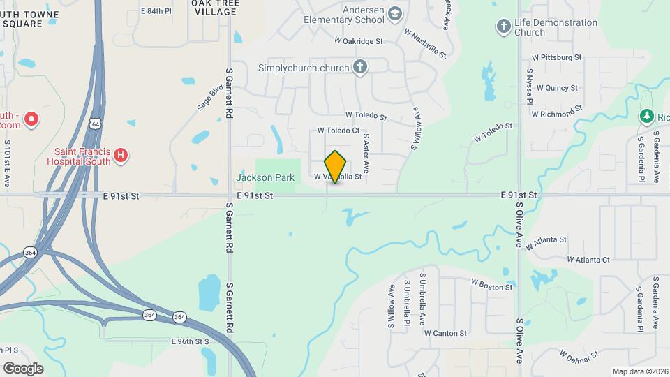 11811 E 91st St Mapa y Detalles de la Ubicación