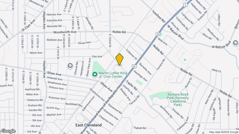 1736-1738 Coit Rd Mapa y Detalles de la Ubicación
