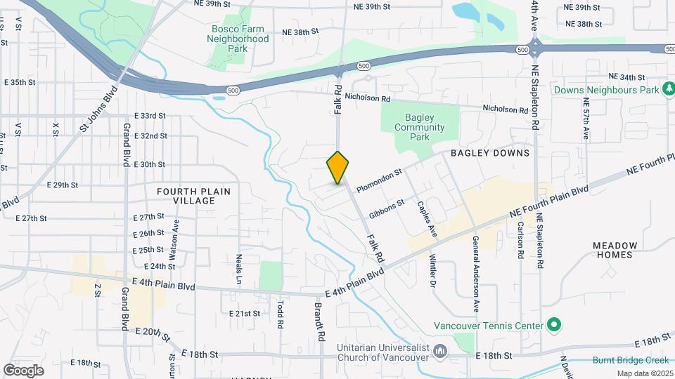 2816 Falk Rd Map and Location Details