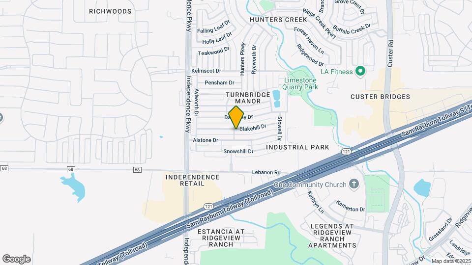 14823 Blakehill Dr Map and Location Details