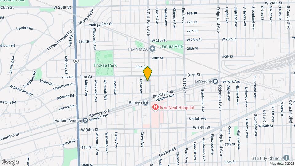 3120 Oak Park Ave Mapa y Detalles de la Ubicación