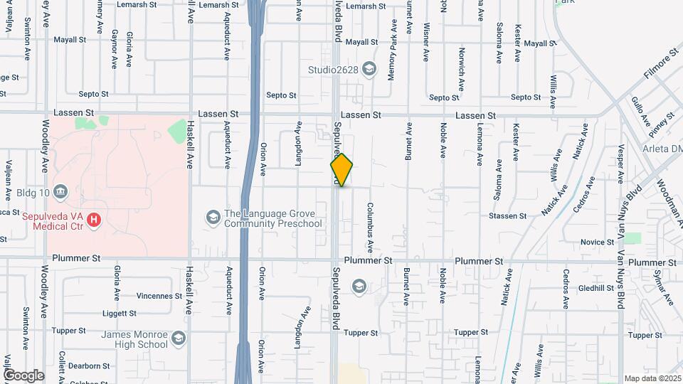 9660 Sepulveda Blvd Map and Location Details