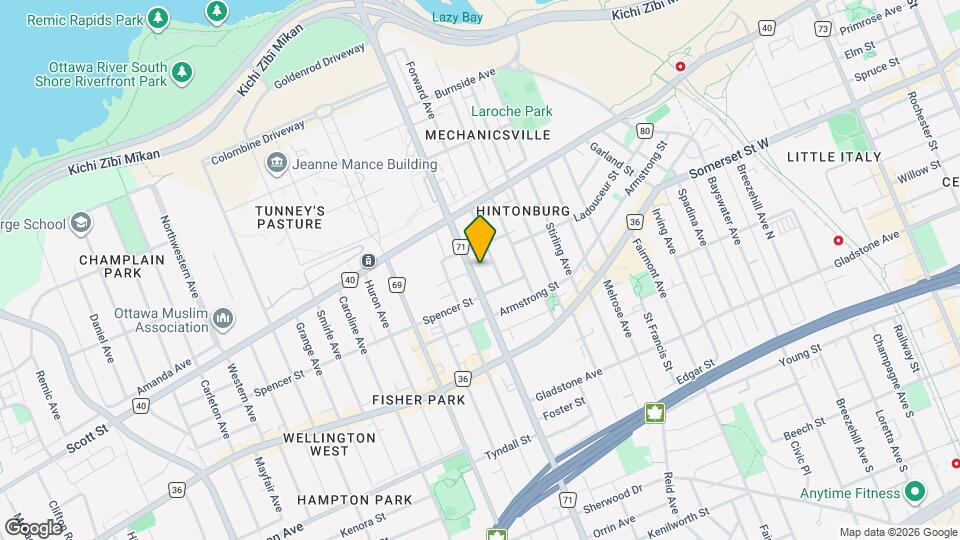 309 Parkdale Ave Map and Location Details