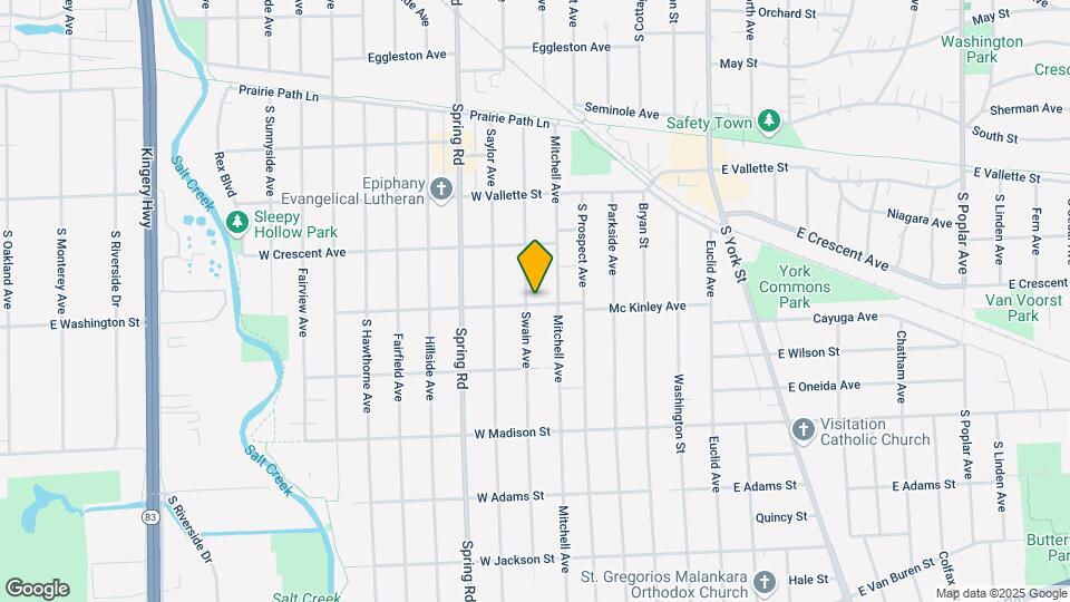 661 Swain Ave Map and Location Details