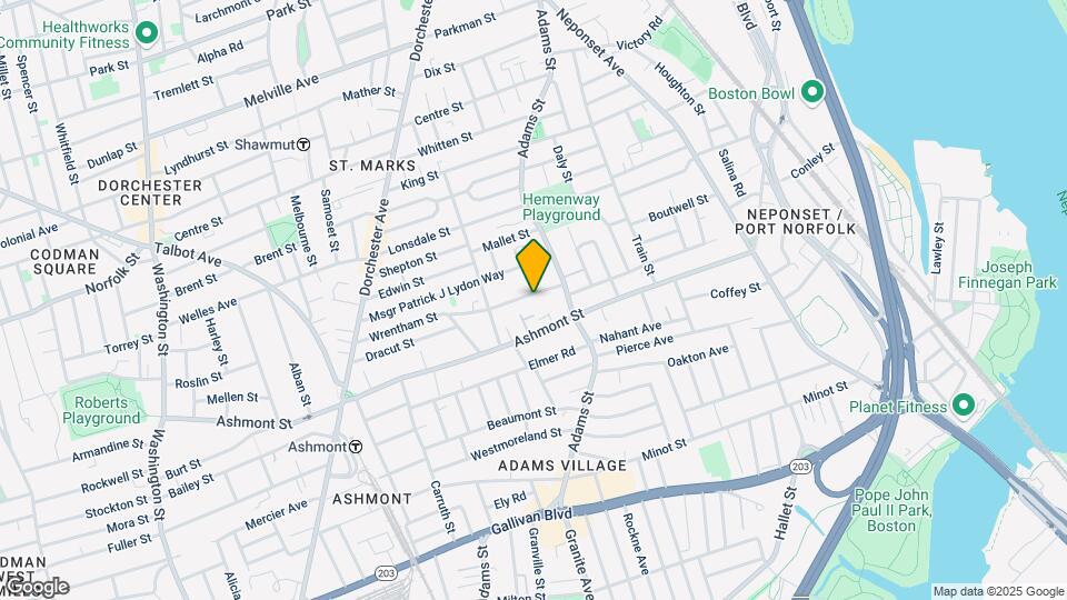 137 Wrentham St, Unit 2 Map and Location Details