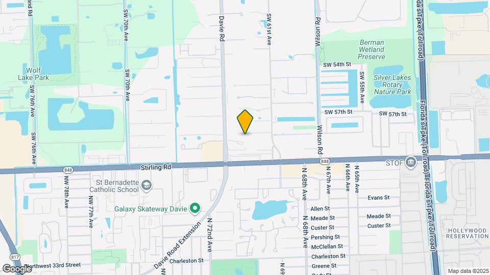 6300 SW 58th Ct Map and Location Details