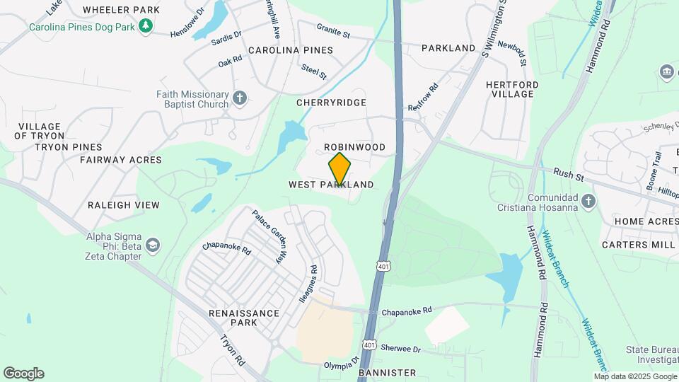 617 Peach Rd Map and Location Details