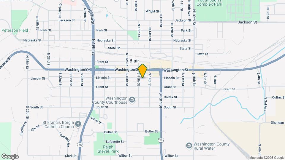 1451 Lincoln St Map and Location Details