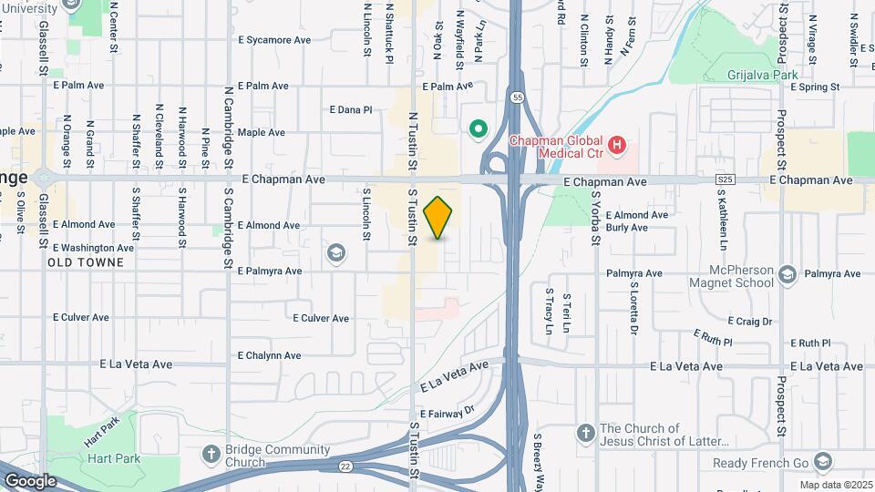 248 S Oak St Map and Location Details