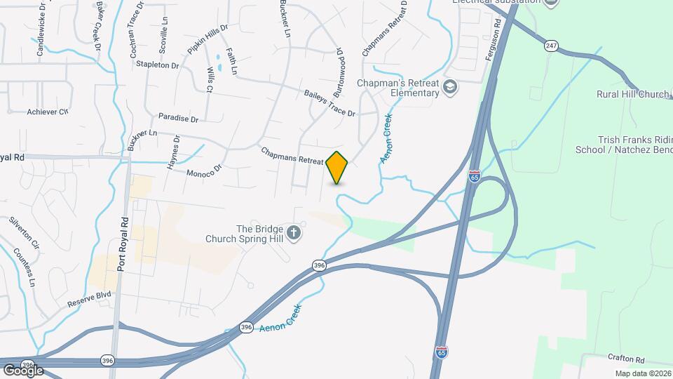 2012 McCrory Pl Map and Location Details