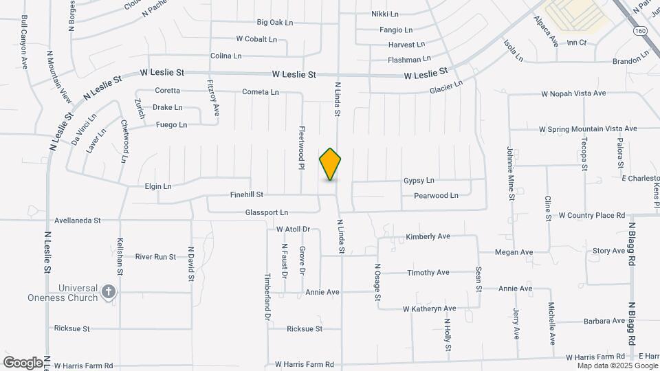 5610 N Linda St Map and Location Details