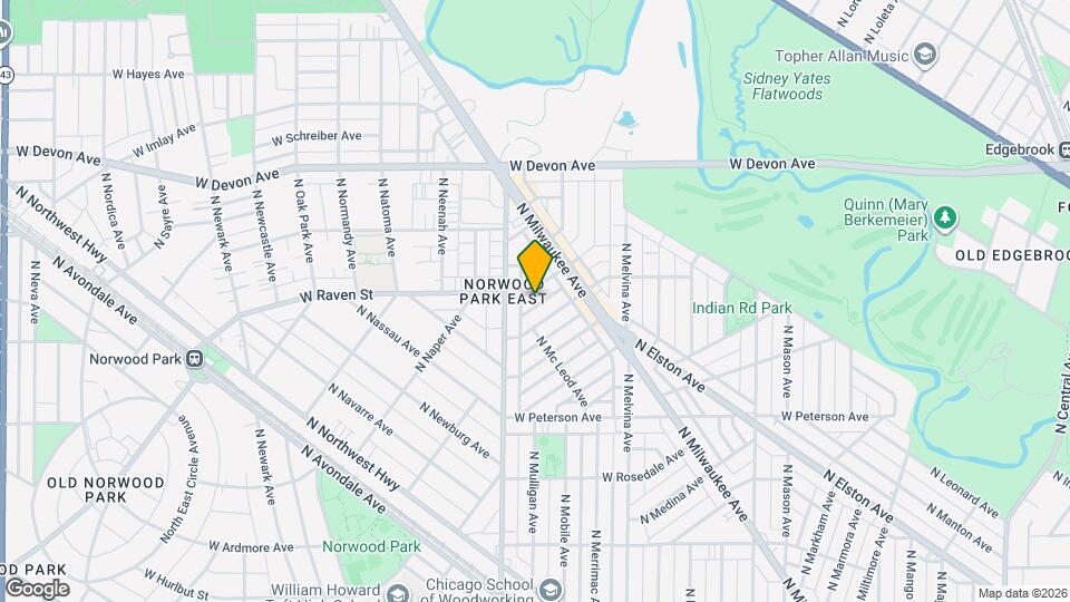6345 W Raven St Map and Location Details