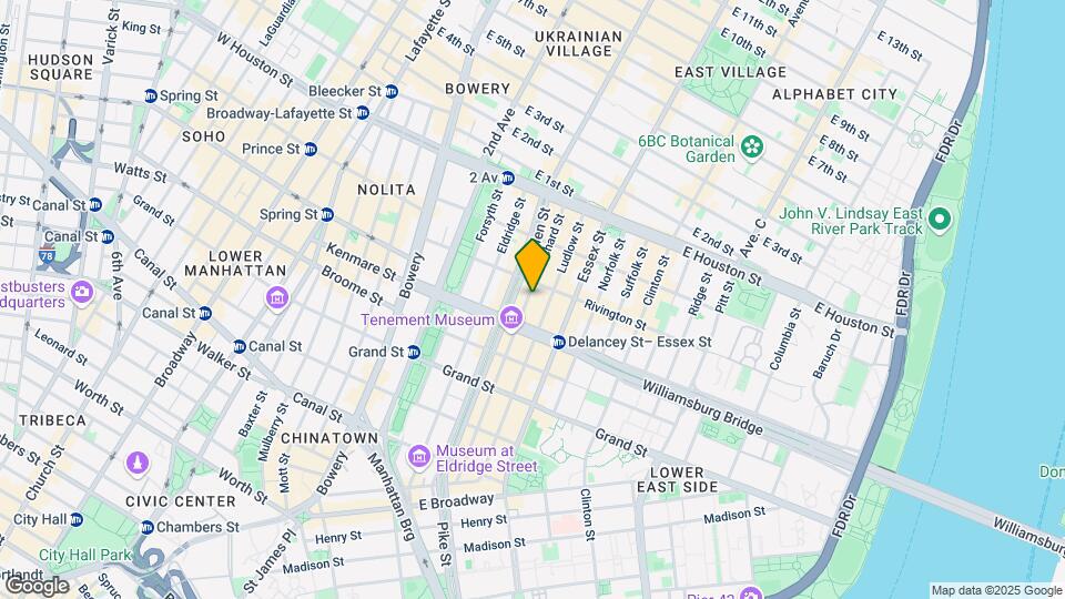 134 Orchard St-Unit -2N Map and Location Details