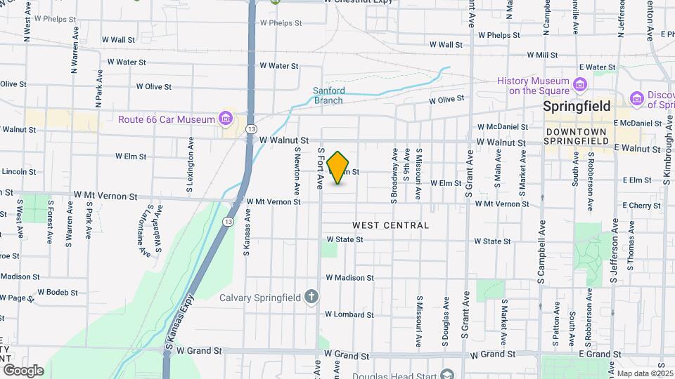 1205 W Elm Arcade Map and Location Details