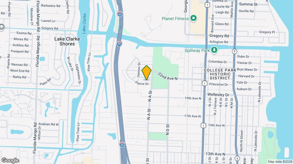 1716 Pierce Dr Map and Location Details