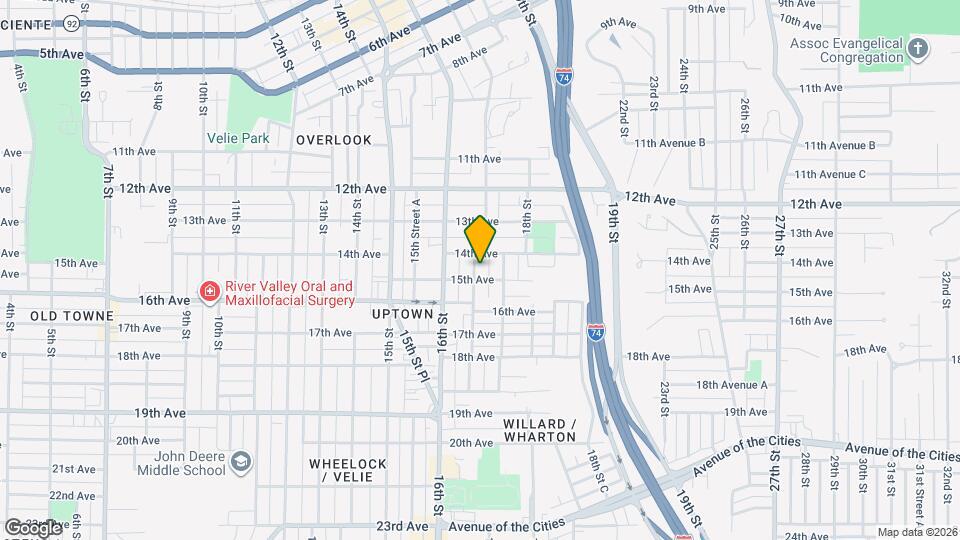 1416 17th St Mapa y Detalles de la Ubicación