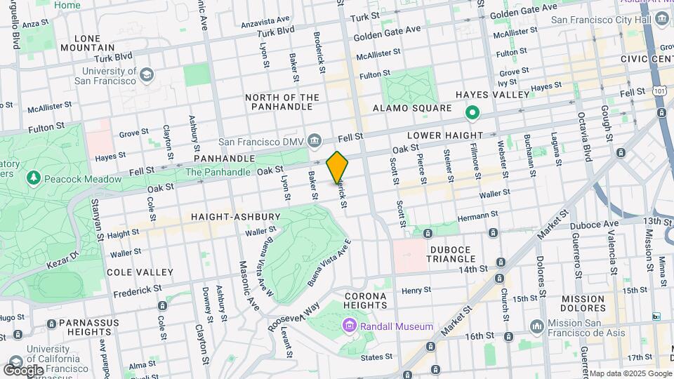 141 Broderick St Mapa y Detalles de la Ubicación