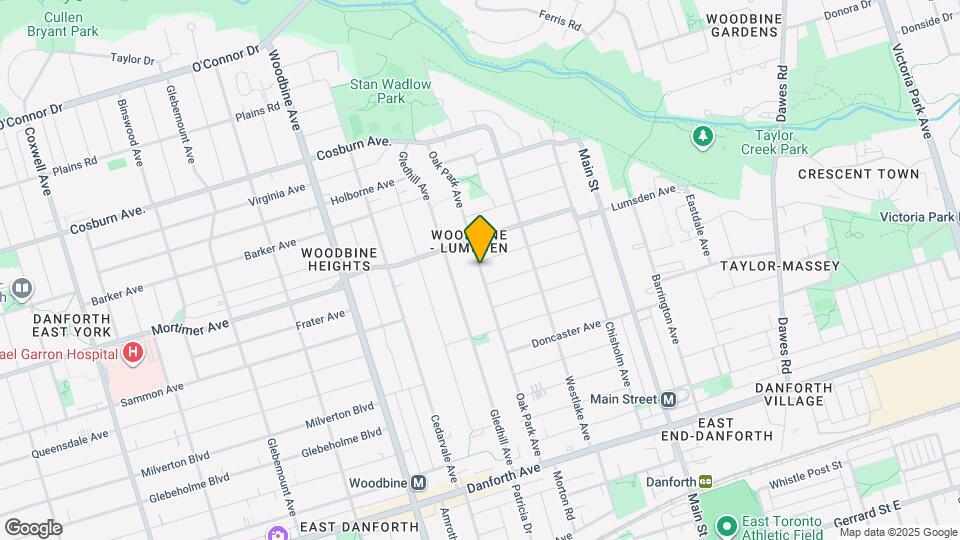 186 Oak Park Ave Map and Location Details