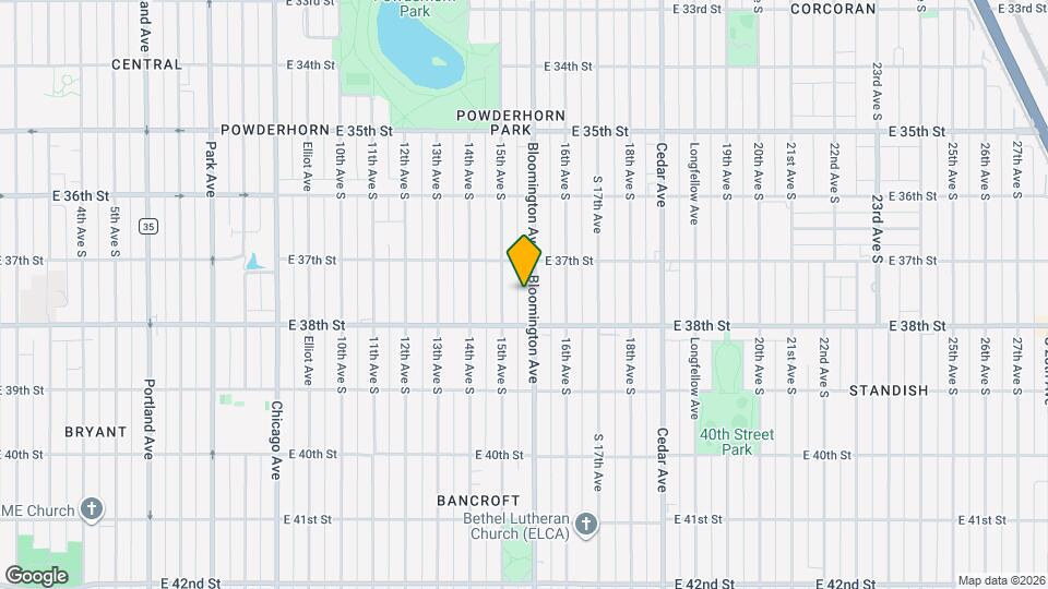 3724 Bloomington Ave, Unit Upper unit Mapa y Detalles de la Ubicación