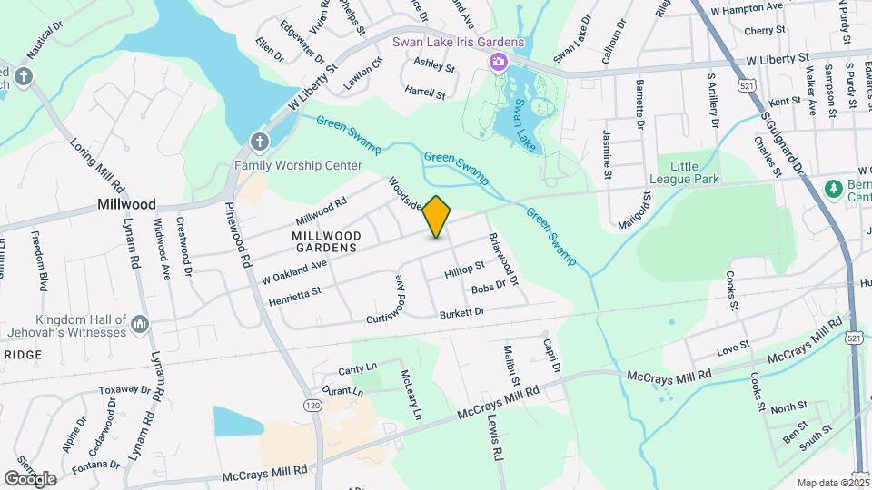 107 Curtiswood Ave Map and Location Details