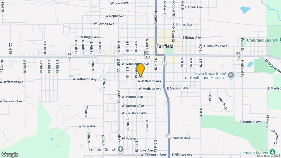 307 W Jefferson Ave Map and Location Details