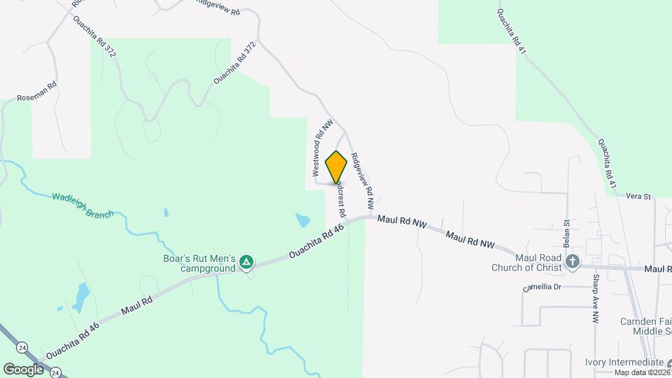 980 Woodcrest Rd Map and Location Details