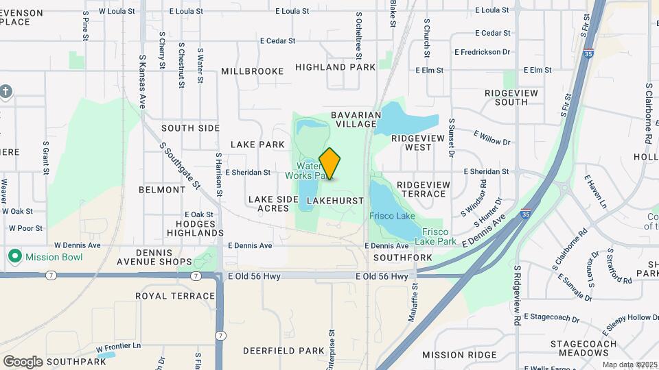 608-616 S Lakehurst Dr Mapa y Detalles de la Ubicación