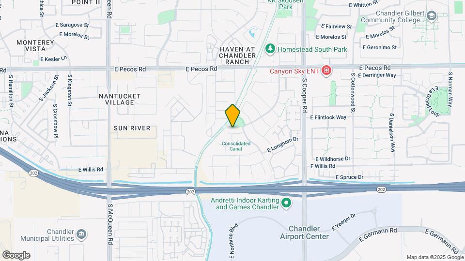 1656 E Hawken Pl Map and Location Details