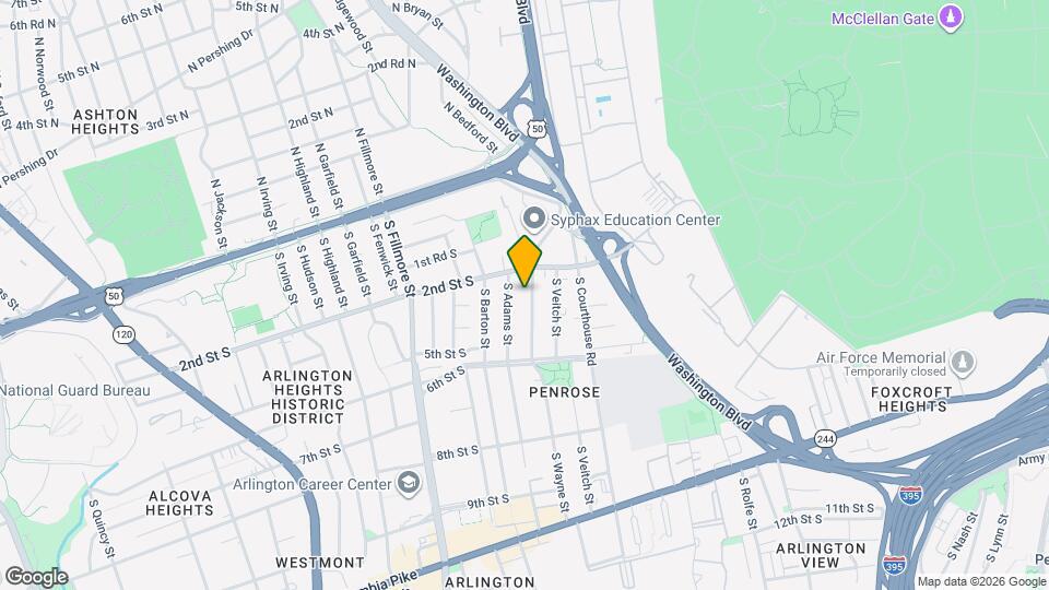 306 S Wayne St Map and Location Details