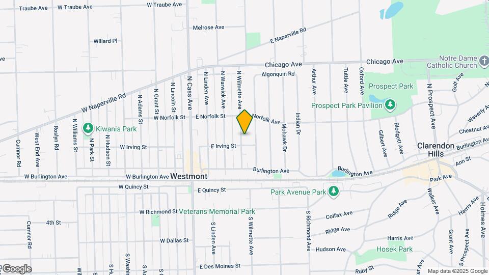 111 N Wilmette Ave Map and Location Details