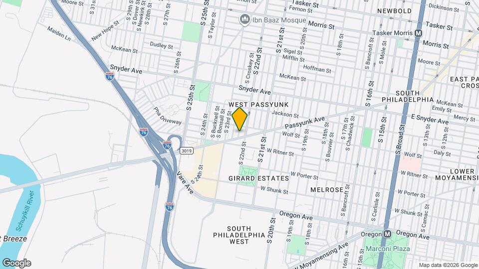 2325-2327 S Croskey St Map and Location Details