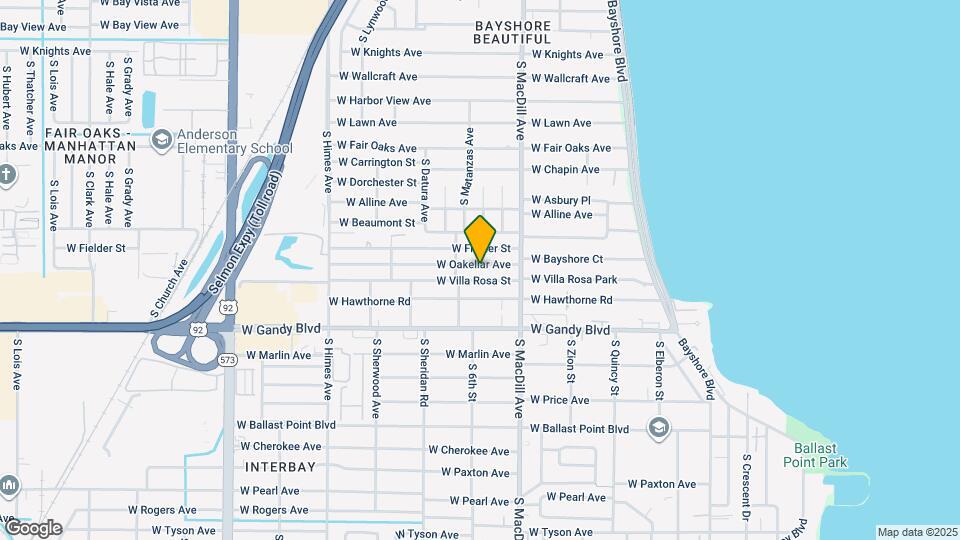 3122 W Oakellar Ave Mapa y Detalles de la Ubicación
