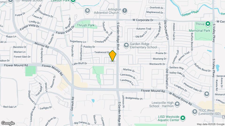 2101 Larkspur St Map and Location Details