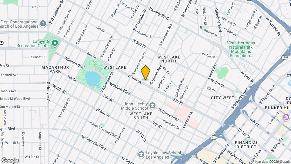 1725 W 6th St Map and Location Details