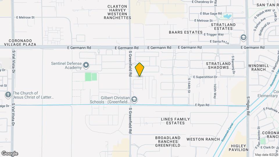 2462 E Lovebird Ln Map and Location Details