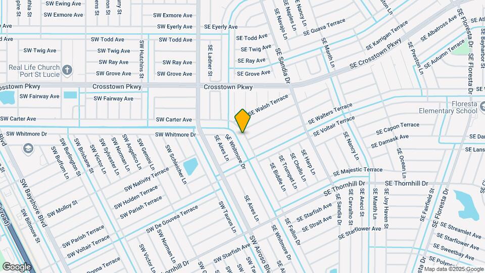 1622 SE Fallon Dr Map and Location Details