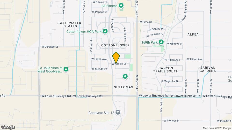 17271 W Ashley Dr Mapa y Detalles de la Ubicación