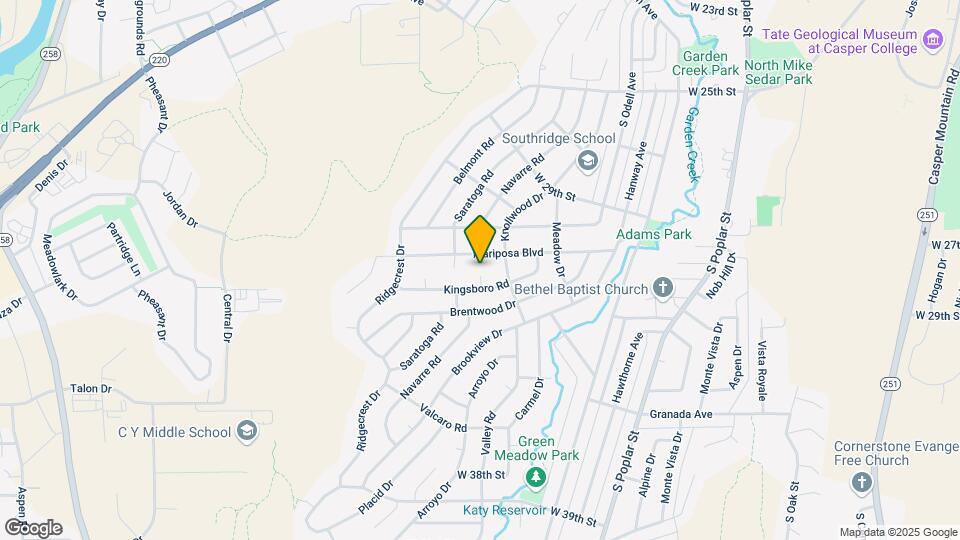 1940 Kingsboro Rd Map and Location Details
