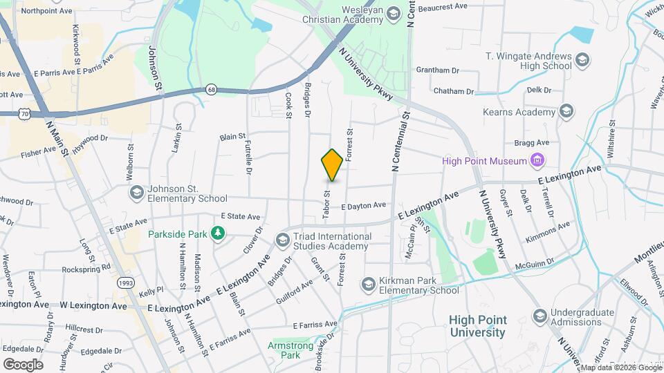 1010 Tabor St Map and Location Details