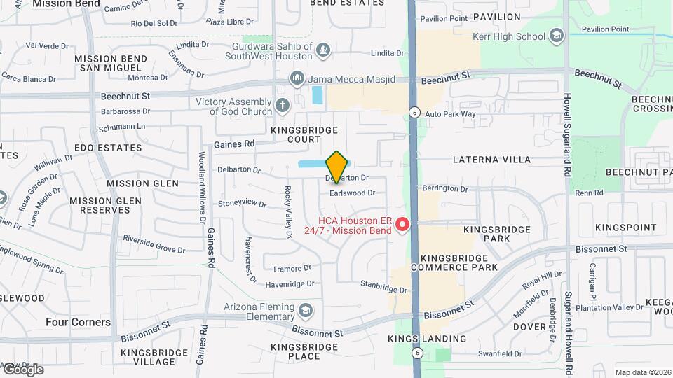 14822 Earlswood Dr Map and Location Details