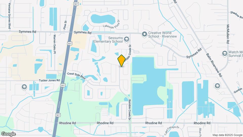 11732 Crest Creek Dr Map and Location Details