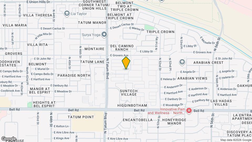 4869 E Muriel Dr Map and Location Details