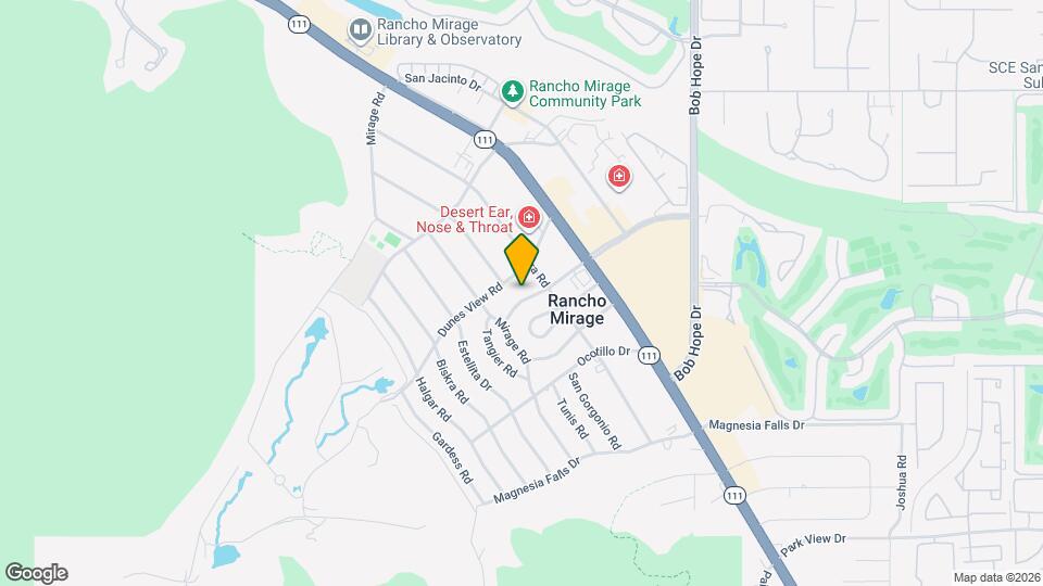 42415 Rancho Las Palmas Dr Map and Location Details