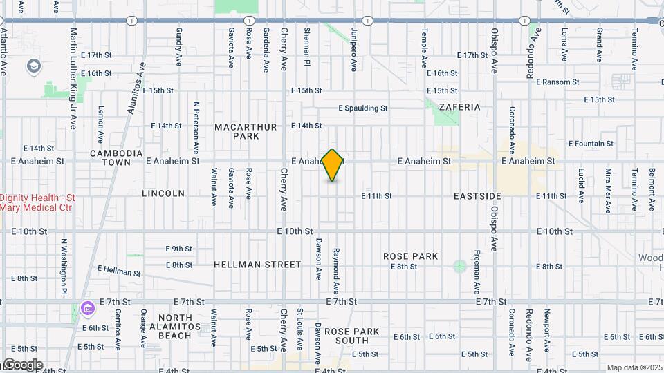 1127-1129 Raymond Ave Map and Location Details