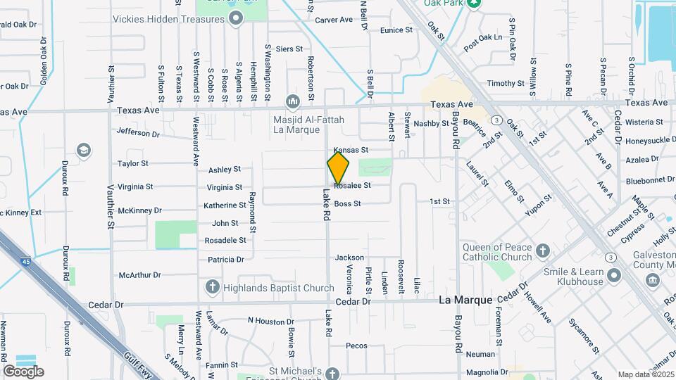1823 Rosalee St Map and Location Details