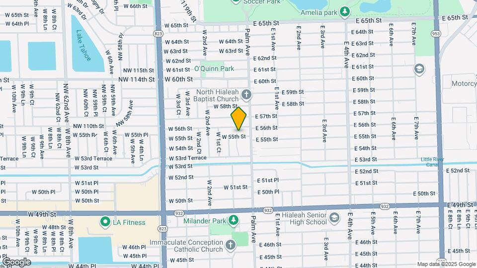 55-W55 W 55th St Map and Location Details