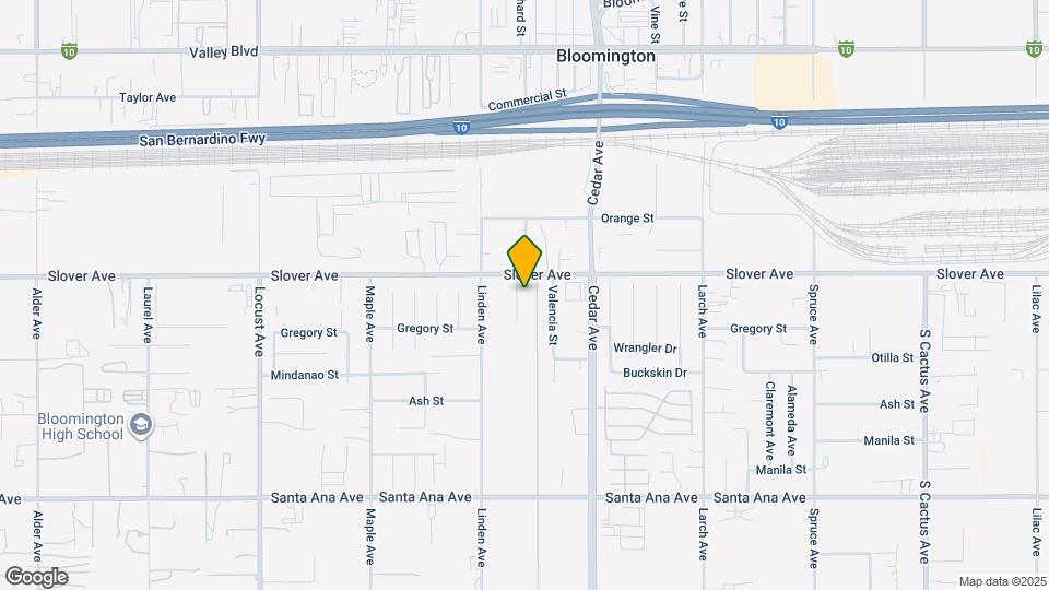 10535 Orchard St Mapa y Detalles de la Ubicación