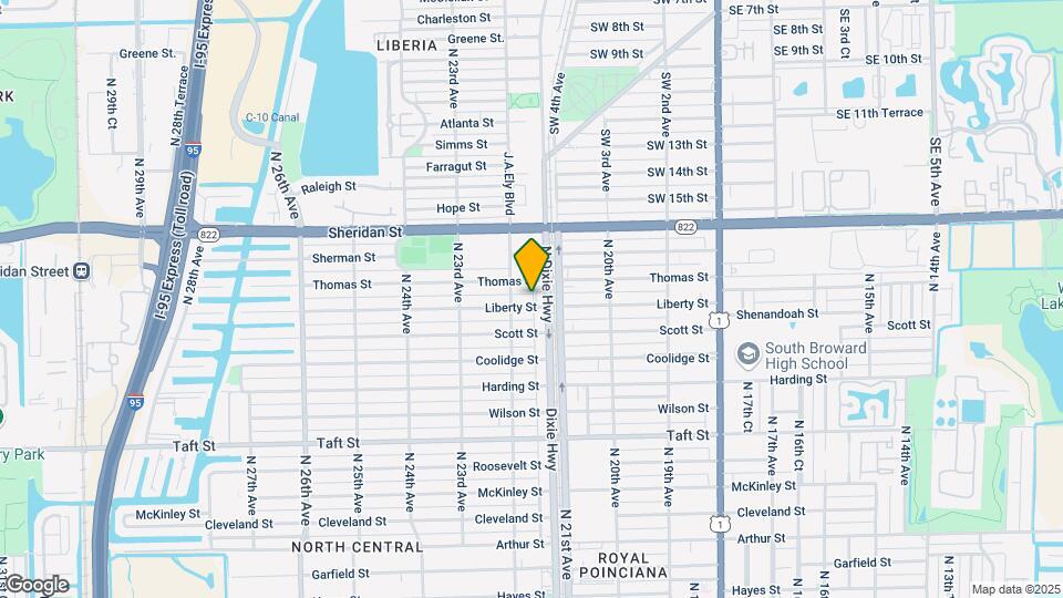 2113 Liberty St Map and Location Details